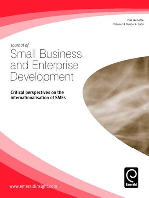 cover image of Journal of Small Business and Enterprise Development, Volume 13, Issue 4